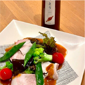 そのもの「こな納豆」とコラボした飲食店の写真
