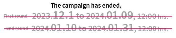 The campaign has ended.