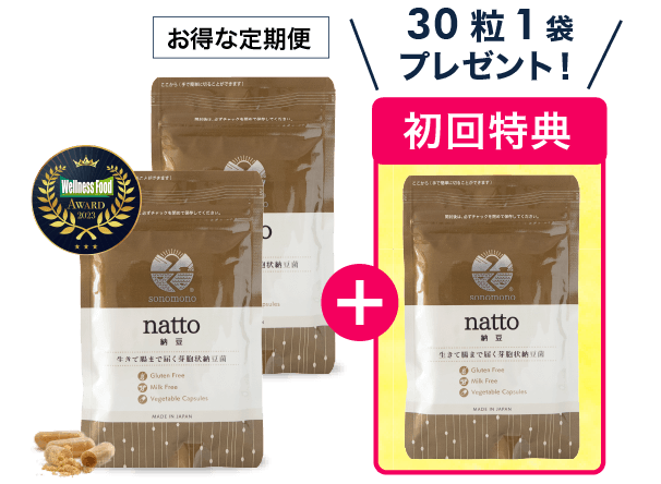 そのもの納豆90粒（定期便）