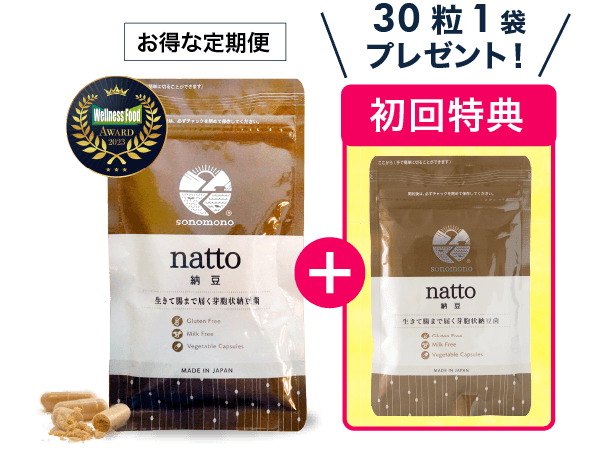 そのもの納豆90粒（定期便）