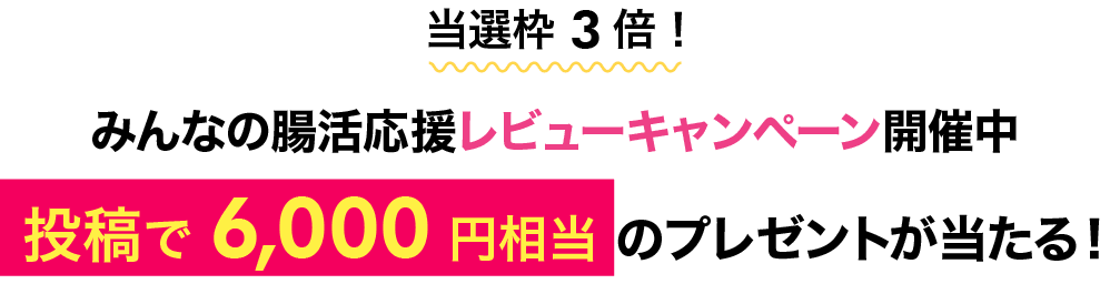 レビューキャンペーン開催中、投稿で6,000円相当のプレゼントが当たる！