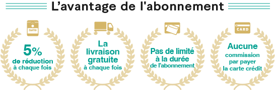 L’avantage de l'abonnement