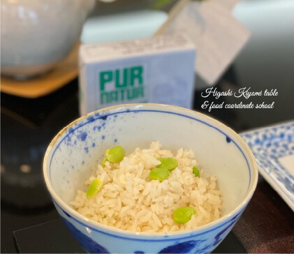 ピュアナチュラル発酵バターを使用|こな納豆の炊き込みご飯